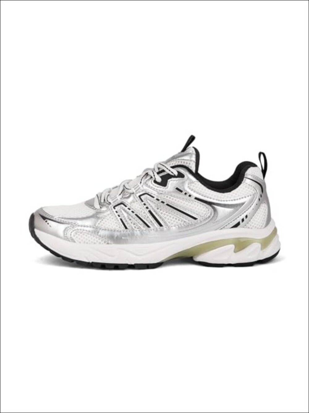 Women's Chunky Fashion Sneakers PU Mesh Running Tennis Athletic Shoes